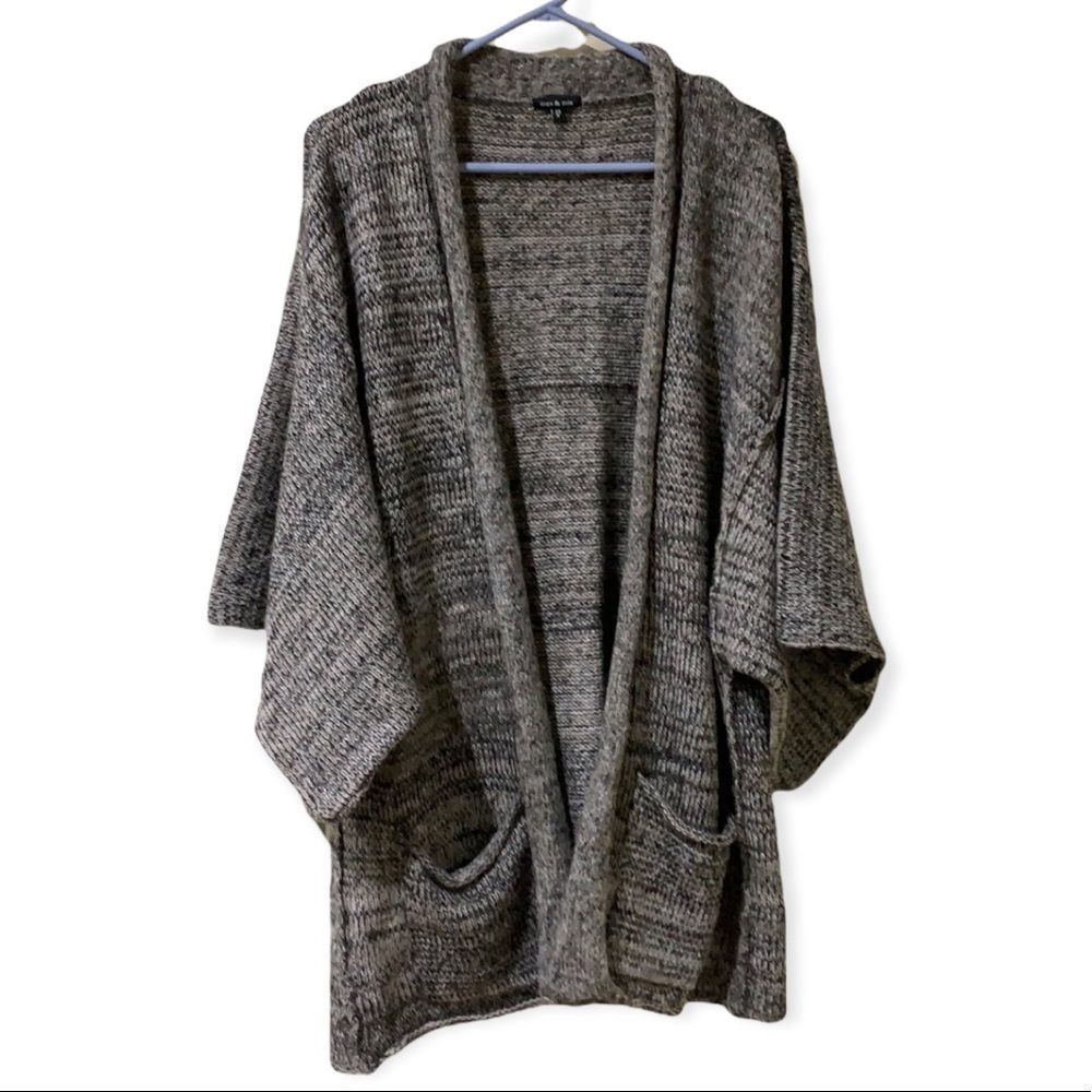 Max and Mia black and gray sweater